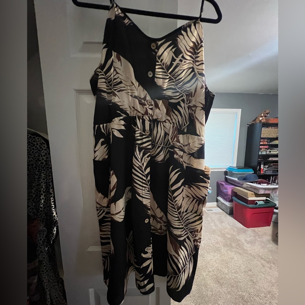 Palm leaf dress